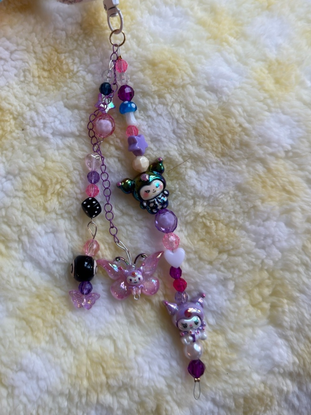 SANRIO KUROMI CUSTOM BAG CHARM